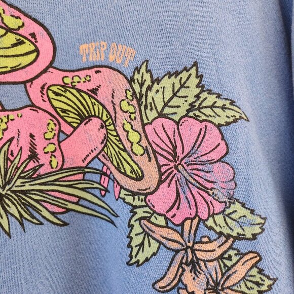 MOTHER The Drop Square Cinch Sweatshirt Mushroom Size Medium - Picture 3 of 7